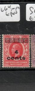 EAST AFRICA  & UGANDA (PP0711B)  KGV 4C/6C SG 64    MOG 