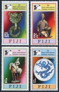 Fiji 757-760,761,MNH.Michel 765-768,Bl.17. Ancient Chinese Artifacts.CHINA-1996.