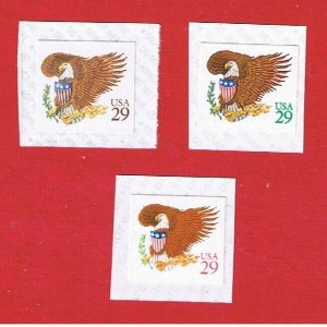 #2595-2597  MNH  S/A    Eagle & Shield  Free S/H