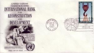 United Nations FDC Sc.# 86 Reconstruction (Dam) L266