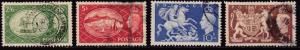 Great Britain 1951 King George VI set (4) of High Value Stamps/  F/VF/Used(o)