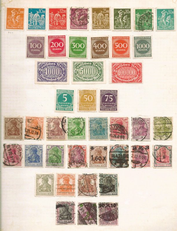 Germany - 286 Different - All prior to 1930 - See Scans