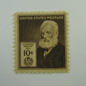 1940 United States SC #893 ALEXANDER GRAHAM BELL Inventor MH stamp