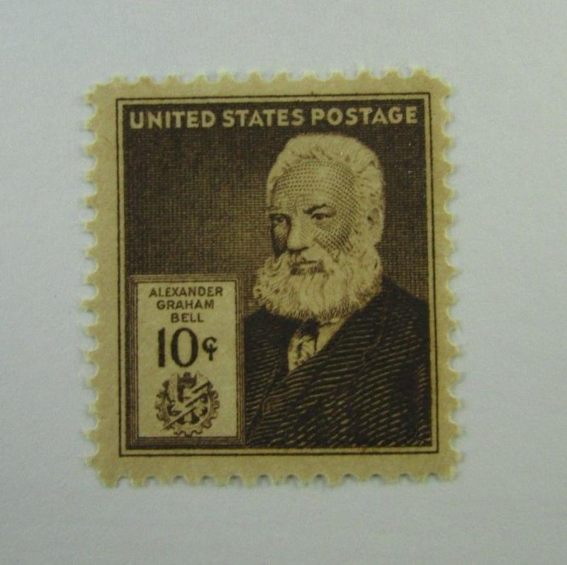 1940 United States SC #893 ALEXANDER GRAHAM BELL Inventor MH stamp
