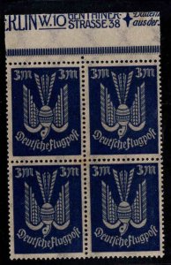 Germany Scott C10 MNH** Top Margin Block