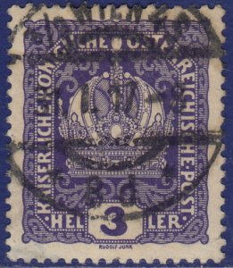 Austria - 1916 - Scott #145 - used on piece - WIEN 34 pmk