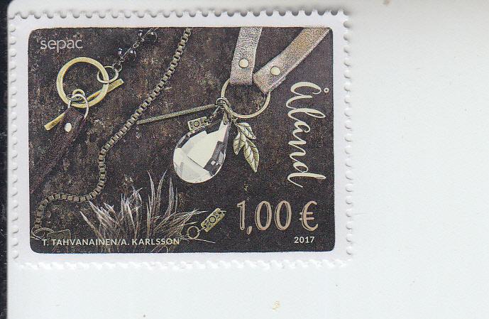 2017 Aland SEPAC Handmade Jewelry  (Scott 398) MNH