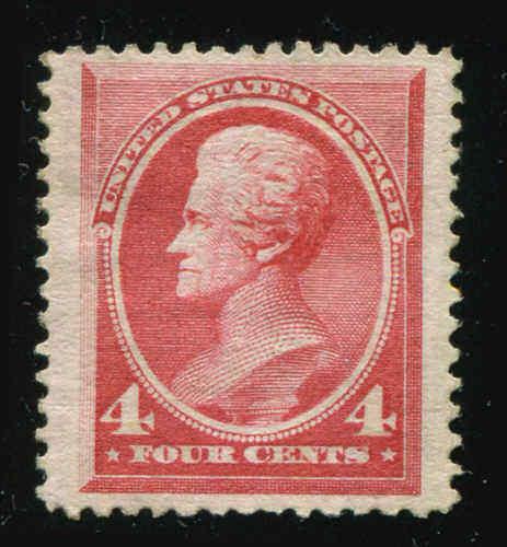 US Stamp # 215 4¢ Jackson  Mint No Gum 1888