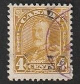 Canada  1930-31  Sc#168   Fine   Used   Colored Cancel