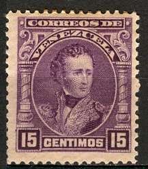 Venezuela 1909; Sc. # 233; MH Single Stamp