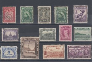 Large higher value Newfoundland NFLD LOT mostly MINT