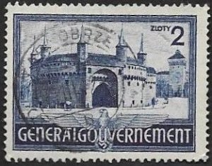 SKV)  1941. Germany. General Government. Castle. Used