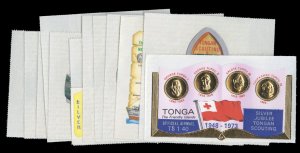 Tonga #322-326, C130-134, CO69-71 Cat$135, 1973 Boy Scouts, complete set