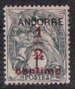 Andorra, French Adm ~ #P1 ~ 1931 ~ MX, Filler ~ cv .75 