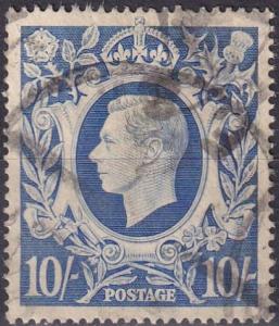 Great Britain #251A    F-VF Used  CV $5.00  (A18879)