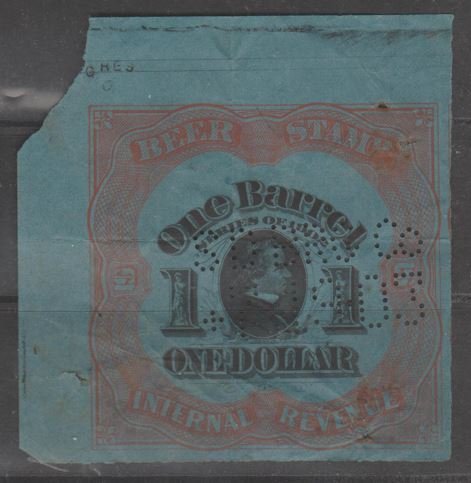 U.S. Scott #REA80 Beer - Revenue Stamp - Used Single