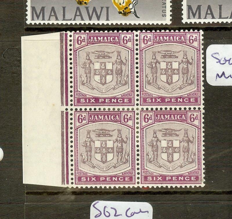 JAMAICA  (P2605B) 6D SG44  BL OF 4   MOG