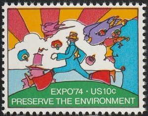 U.S.#1527 Expo '74 Preserve The Environment 10c Single, MNH.