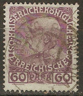 Austria Off Turkey 50 Mi 56 Used VF 1908 SCV $5.00