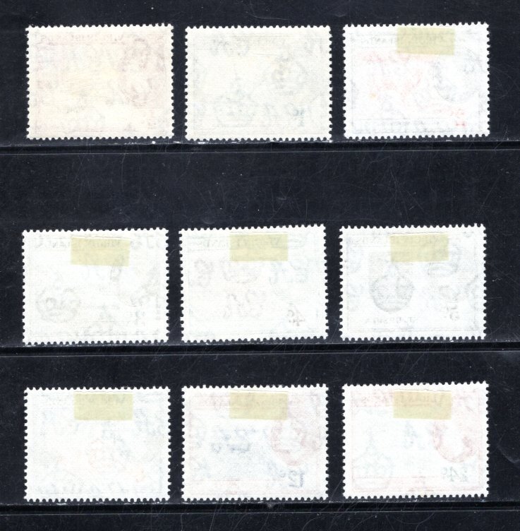 British Virgin Islands #115-123 short set VF, Unused, CV $8.60  ...   6940035