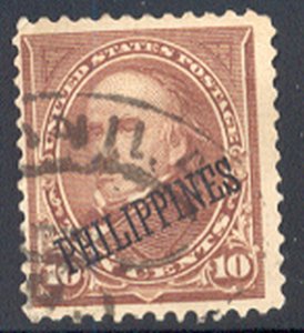 Philippines Stamp #217 - Daniel Webster Type I - Used