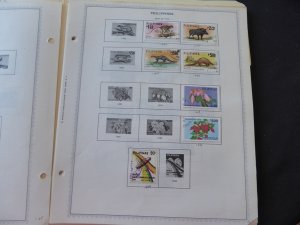 Philippines 1978-1991 Stamp Collection on Album Pages