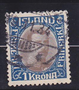Iceland  Scott#  126  Used