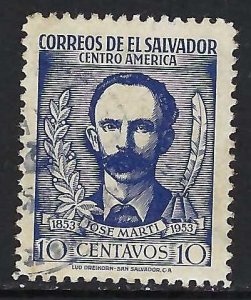 El Salvador 633 VFU MARTI Z1938-3