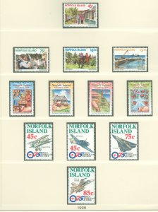 Norfolk Island #597/613 Mint (NH) Single (Complete Set)