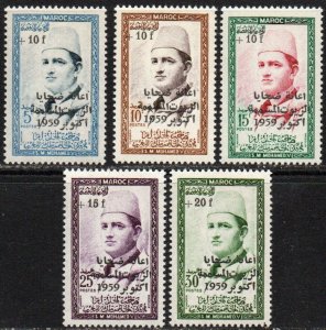 Morocco Sc #B1-B5 Mint LH