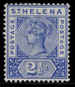 ST. HELENA QV SG50, 2½d ultramarine, M MINT. Cat £18.