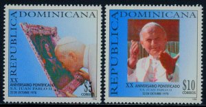 Dominican Republic 1287-8 MNH John Paul II