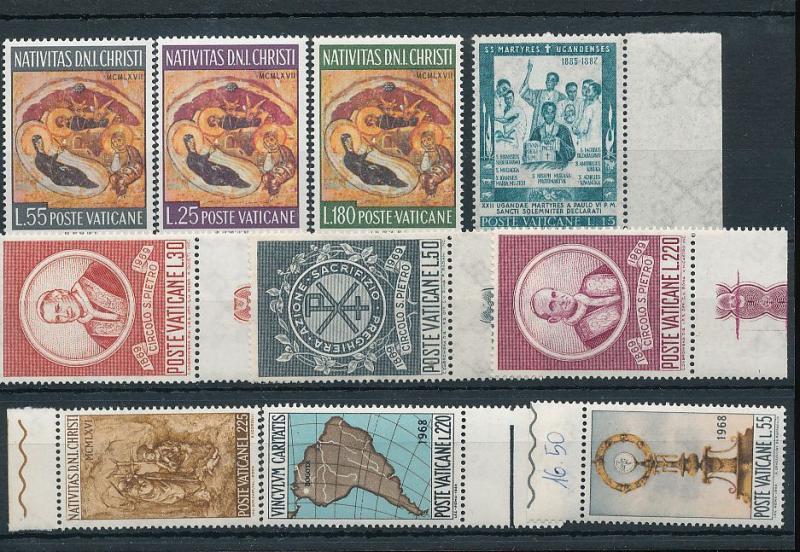 VATICAN Mid/Modern Religion Pope Mainly MNH Apx 90 Items (AG1832s)