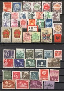 CHINA - 48 USED STAMPS  (200)