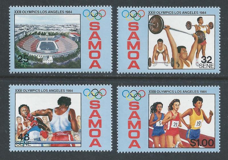Samoa #629-32 NH 84 Olympics