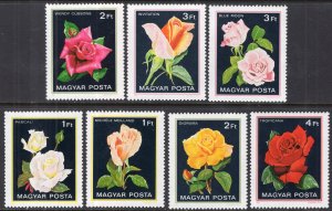 Hungary 2735-2741 Roses MNH VF