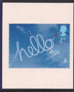 GB 2003 QE2 1st Hello Greetings Umm Skywriting Self Adhes SG 2264a Ex PMB ( J...