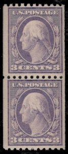 MALACK 489 F/VF OG NH Pair, Nice! w2796