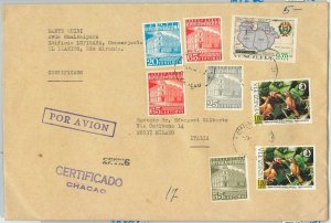 62941 - VENEZUELA - POSTAL HISTORY - COVER to ITALY 1972 - BIRDS maps