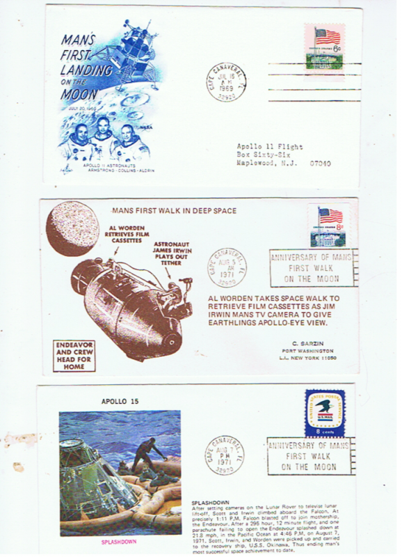 USA MOONLANDING COVERS