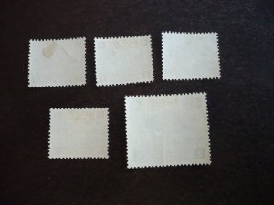 Stamps - Sudan - Scott# 65-67,69,73 - Mint Hinged Part Set of 5 Stamps