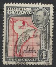 British Guiana SG 310  perf 12½ Used (Sc# 232 see details) 