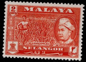 MALAYA-Selangor Scott 103 MH* stamp