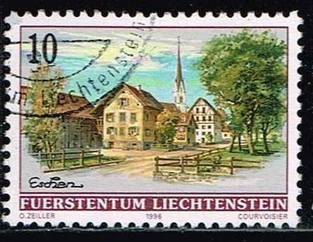 Liechtenstein 1996,Sc.#1068 used, Village views: Eschen