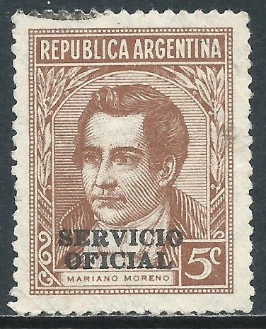 Argentina, Sc #O56, 5c Used