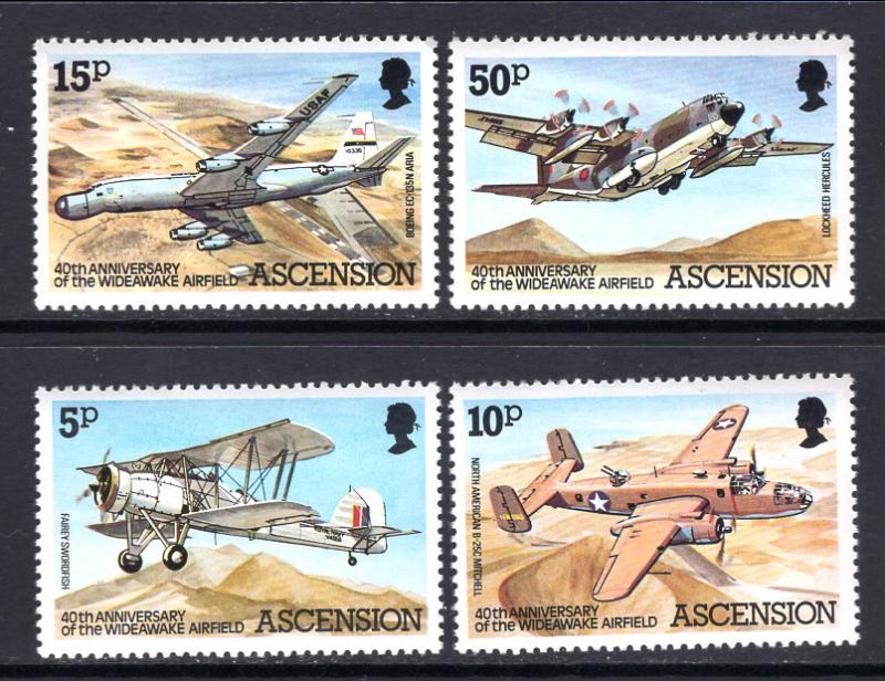 Ascension 309-312 Airplanes MNH VF