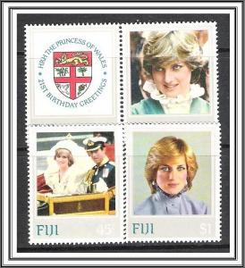 Fiji #470-473 Princess Diana MNH