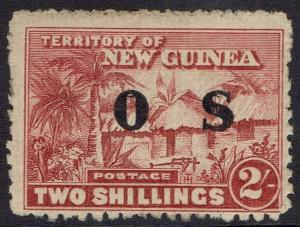 NEW GUINEA 1925 HUT OS 2/-