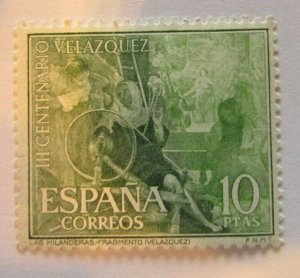 1961 Spain SC #986 DIEGO VELAZQUEZ 300th ANNIVERSARY  MNH stamp