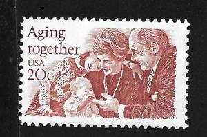 SC# 2011 - (20c) -  Aging Together, MNH single